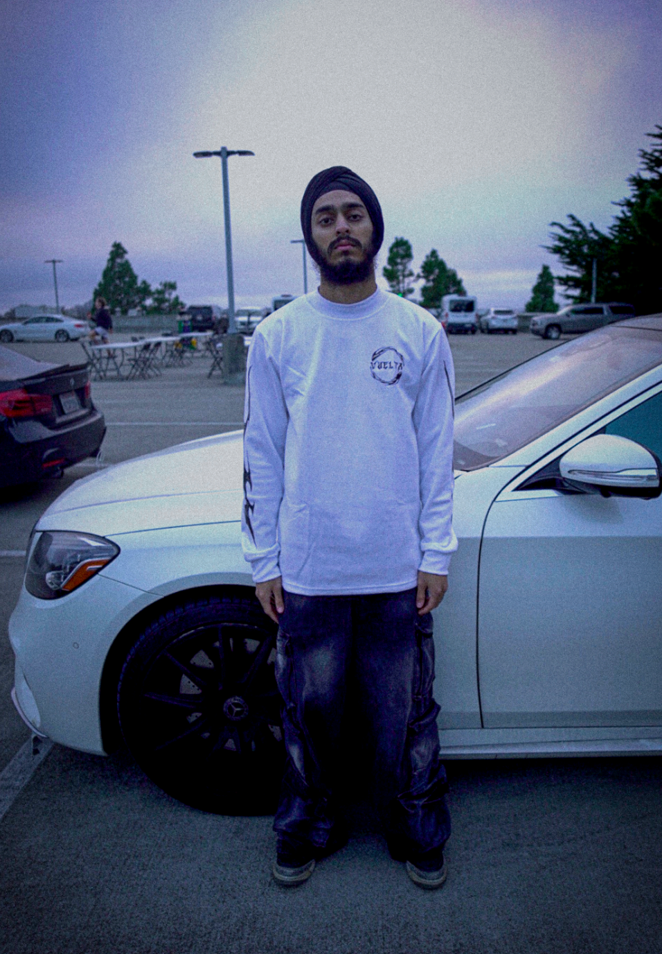 White Flame Long Sleeve T shirt