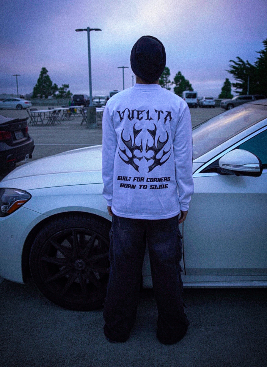 White Flame Long Sleeve T shirt