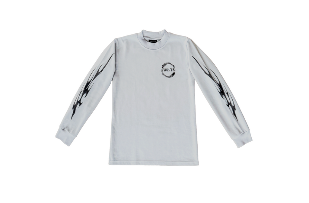 White Flame Long Sleeve T shirt